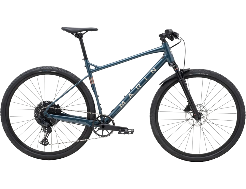 Marin DSX FS Hybrid Bike in 2025 Gloss Blue