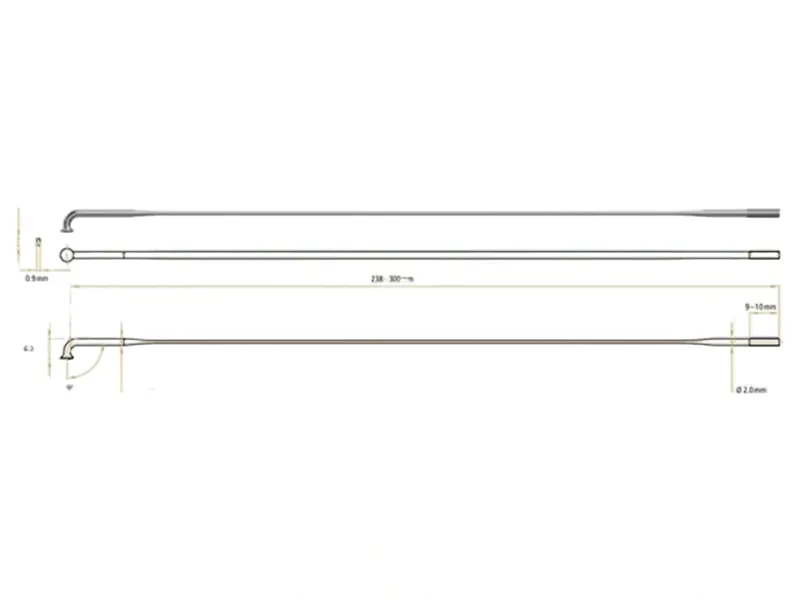 DT Swiss Aero Lite black spokes in Black-1
