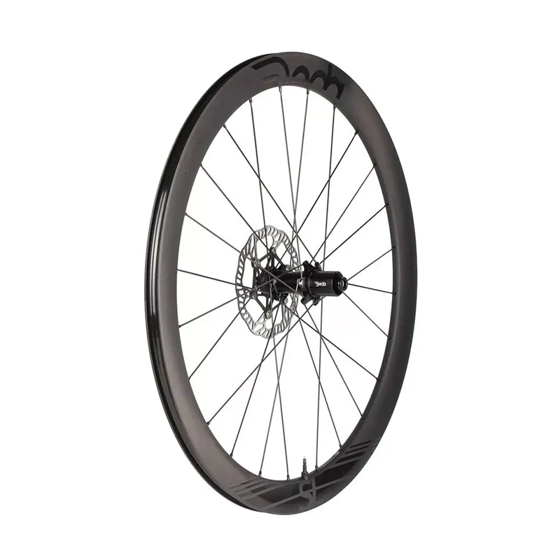 Deda SL4 DB Carbon Disc Tubeless 700c Shimano Road Wheelset in Black-1