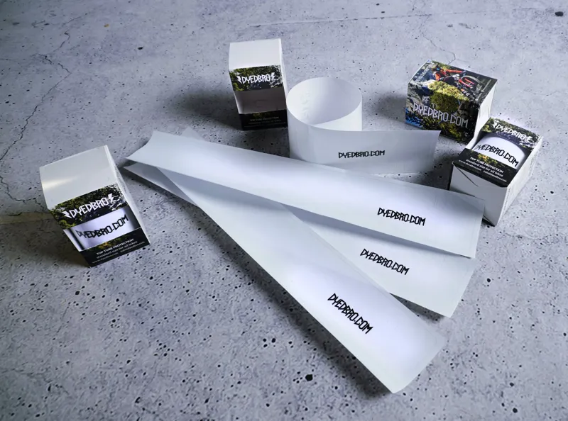 Dyedbro Clear Downtube Protector Gloss in Clear-2