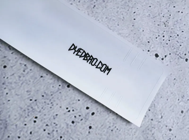 Dyedbro Clear Downtube Protector Matt in Clear-1