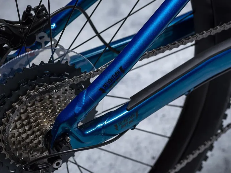 DYEDBRO MTB Frame Protection Clear in Gloss White-5