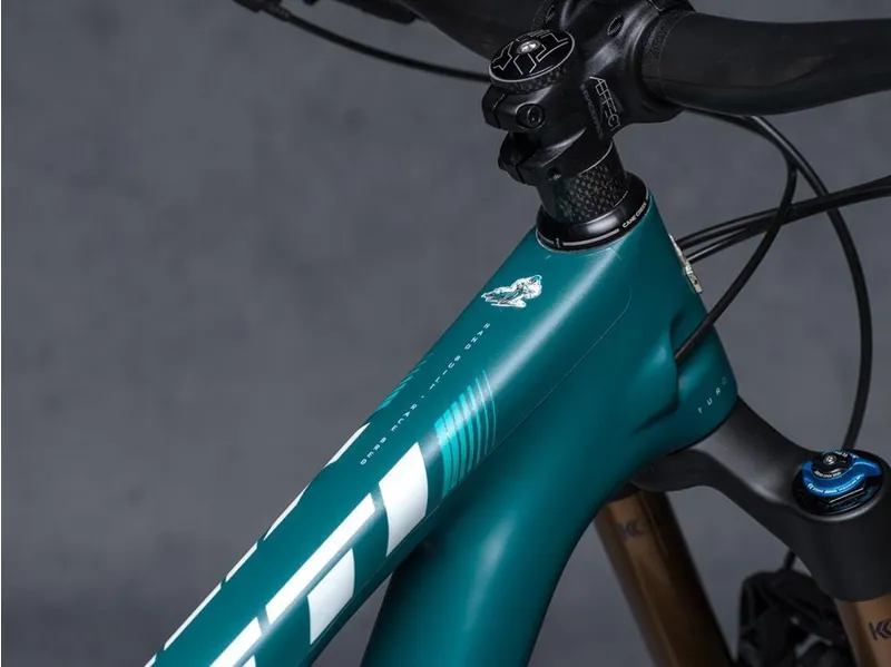 DYEDBRO MTB Frame Protection Clear in Matte White-2