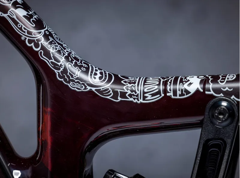 Dyedbro Juay x Dyedbro MTB Frame Protection Kit in White-4
