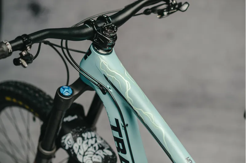 Dyedbro Lightning MTB Frame Protection Kit in Yellow-1