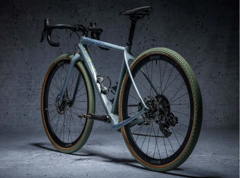 Dyedbro Lightning Gravel Frame Protection Kit in Blue-2