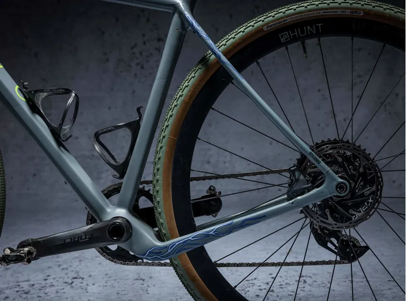 Dyedbro Lightning Gravel Frame Protection Kit in Blue-4