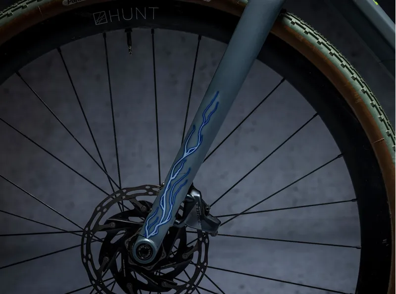 Dyedbro Lightning Gravel Frame Protection Kit in Blue-5