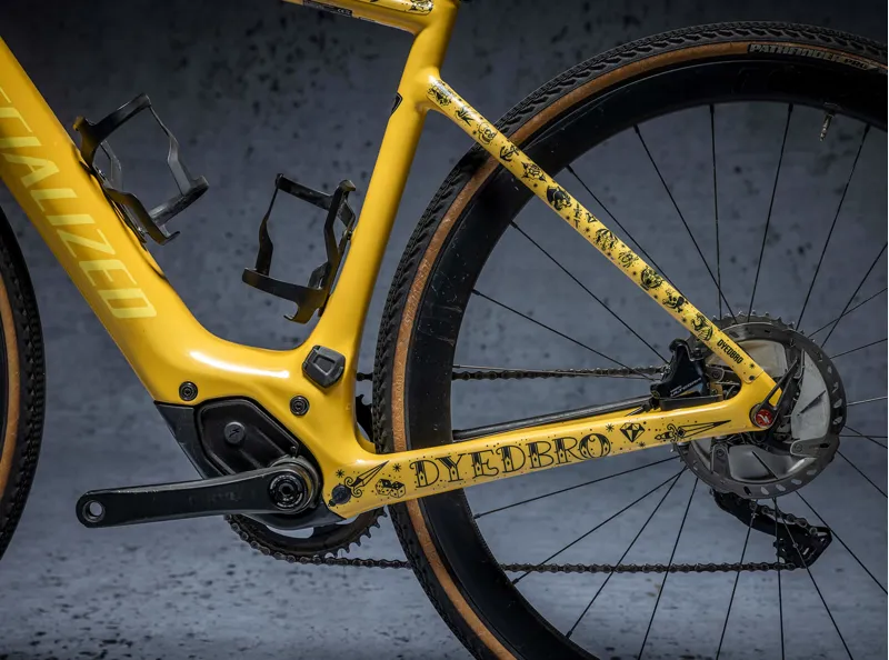 Dyedbro Old School Tattoo Gravel Frame Protection Kit in Black-4