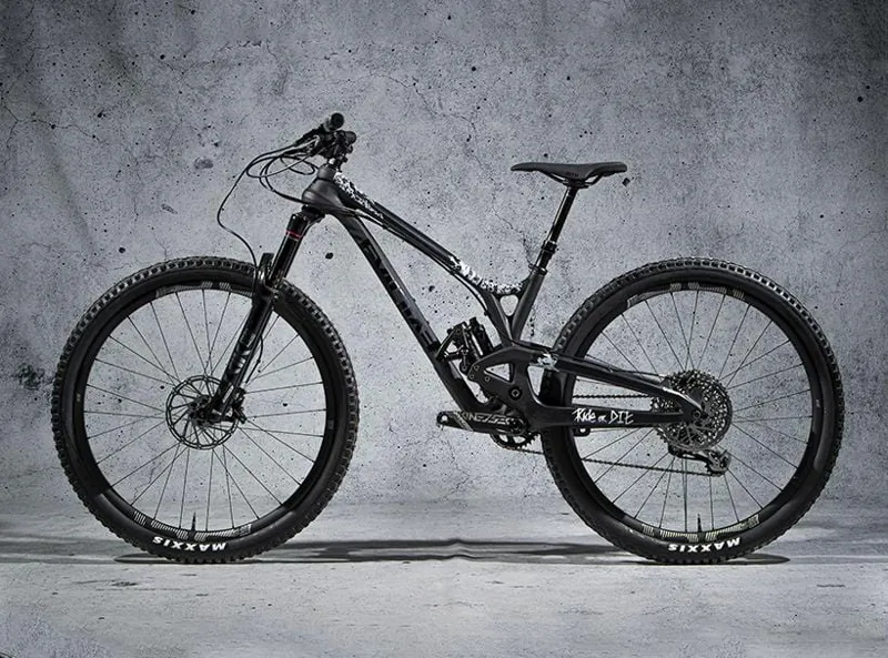 Dyedbro Ride or Die MTB Frame Protection Kit in White-1