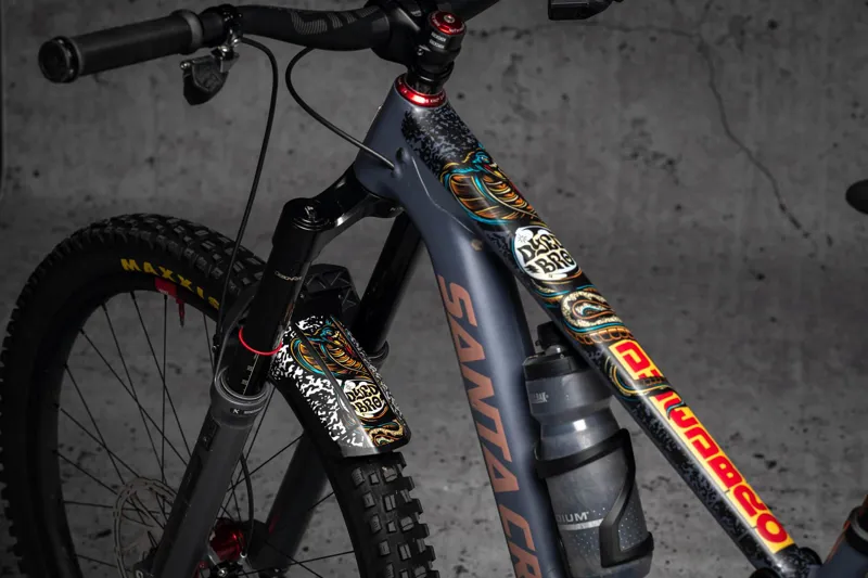 Dyedbro RRR x Dyedbro MTB Frame Protection Kit in Black-6