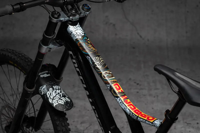 Dyedbro RRR x Dyedbro MTB Frame Protection Kit in White-4