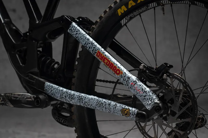 Dyedbro RRR x Dyedbro MTB Frame Protection Kit in White-5