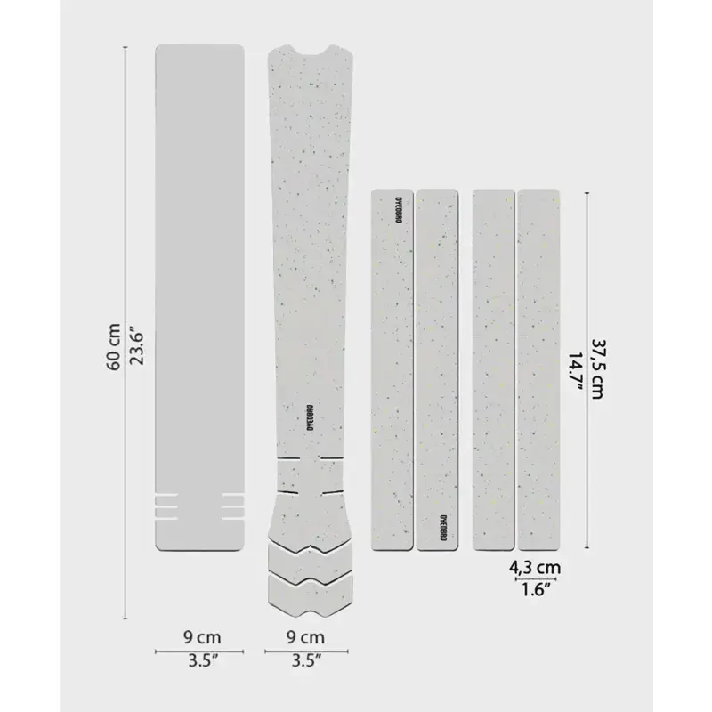 Balfes Bikes Dyedbro Speckled Gloss MTB Frame Protection Kit in Green | Free postage over £30, £10 off first order, price match & 0% finance.