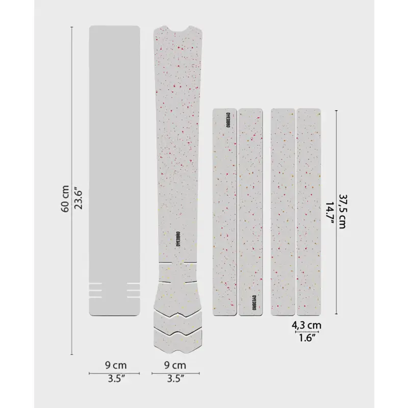 Balfes Bikes Dyedbro Speckled Gloss MTB Frame Protection Kit in Red | Free postage over £30, £10 off first order, price match & 0% finance.