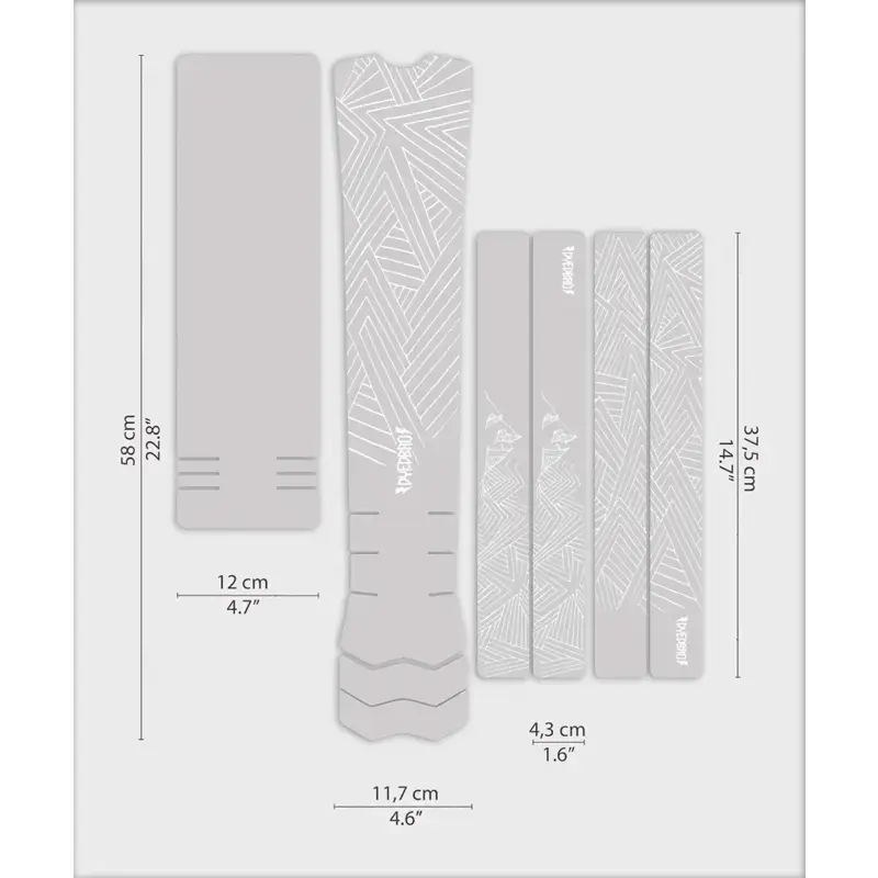 Balfes Bikes Dyedbro Stay Free e-Bike Frame Protection Kit in White | Free postage over £30, £10 off first order, price match & 0% finance.