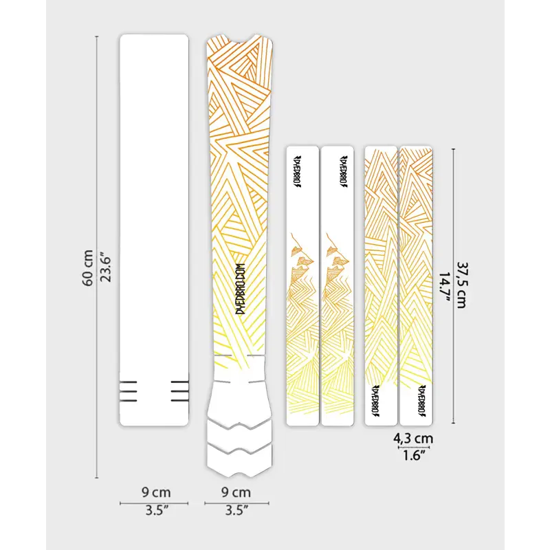 Balfes Bikes Dyedbro Stay Free MTB Frame Protection Kit in Colour | Free postage over £30, £10 off first order, price match & 0% finance.