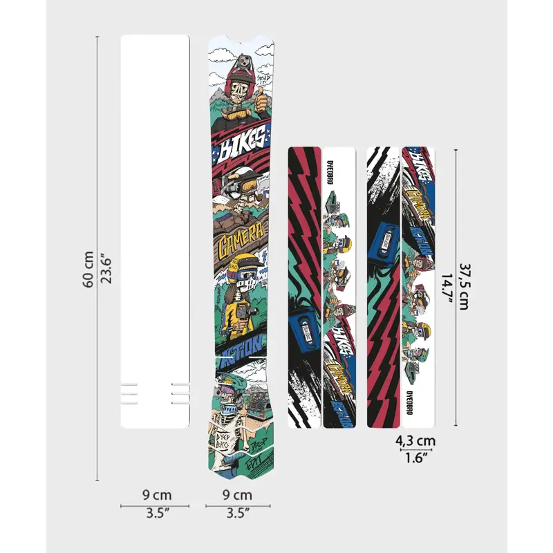 Balfes Bikes Dyedbro MTB Frame Protection Kit in Stormstatic | Free postage over £30, £10 off first order, price match & 0% finance.