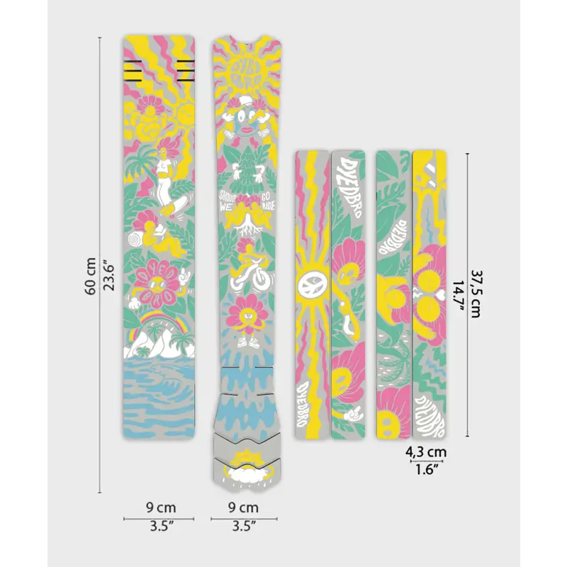 Balfes Bikes Dyedbro Victor Brousseaud Artist Series MTB Frame Protection Kit | Free postage over £30, £10 off first order, price match & 0% finance.