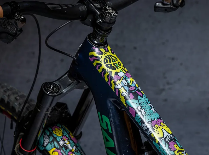 Dyedbro Victor Brousseaud Artist Series MTB Frame Protection Kit-3
