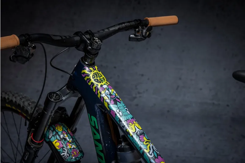 Dyedbro Victor Brousseaud Artist Series MTB Frame Protection Kit-4