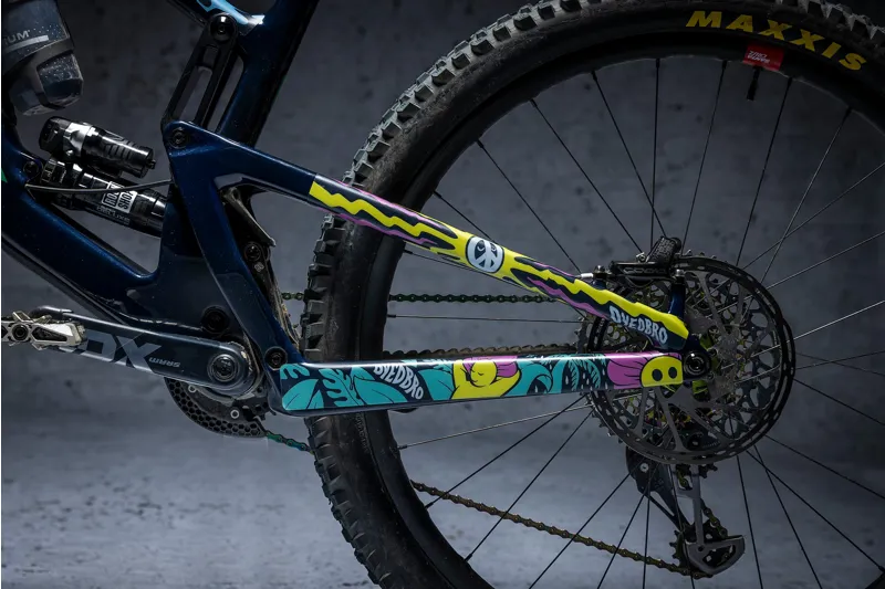 Dyedbro Victor Brousseaud Artist Series MTB Frame Protection Kit-5
