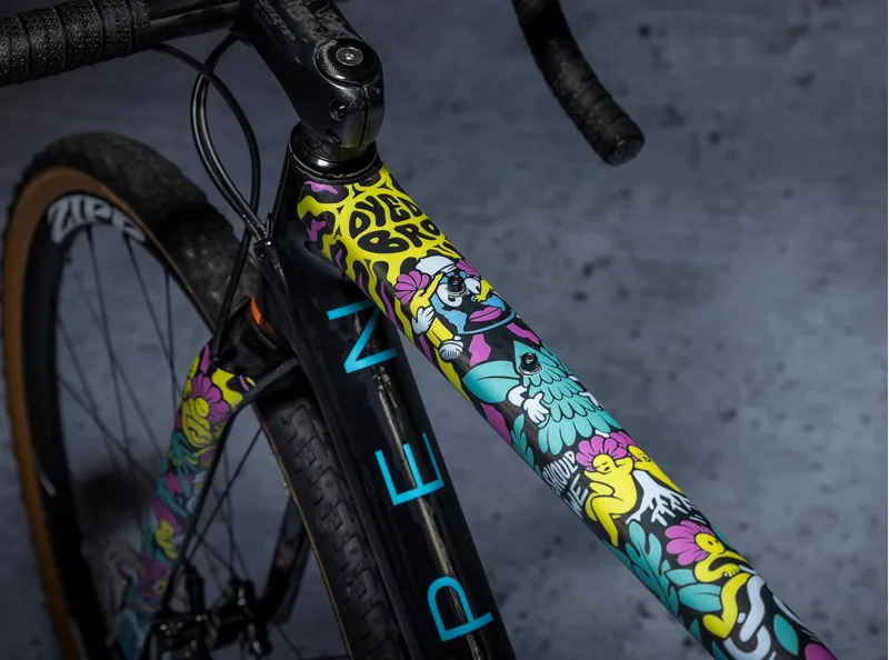 Dyedbro Victor Brousseaud Artist Series Gravel Frame Protection Kit-3