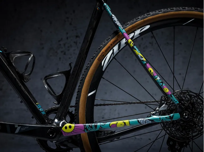 Dyedbro Victor Brousseaud Artist Series Gravel Frame Protection Kit-4