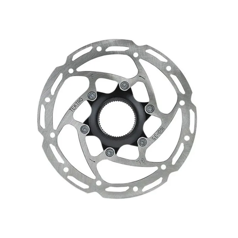 Tektro TR160-35 Center Lock Rotor 160mm in Black/Silver