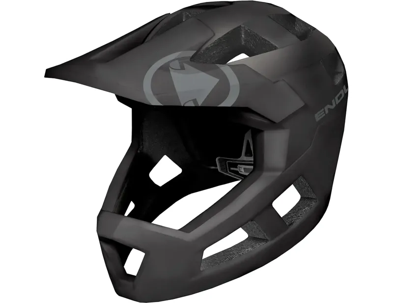 EX DISPLAY Endura SingleTrack Full Face Helmet L-XL 58-63 cm in Black