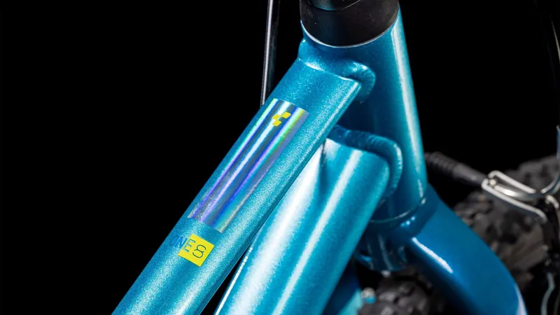 Cube Numove 180 18 Inch Wheel Kids Bike 2025 in Blue Lime-1