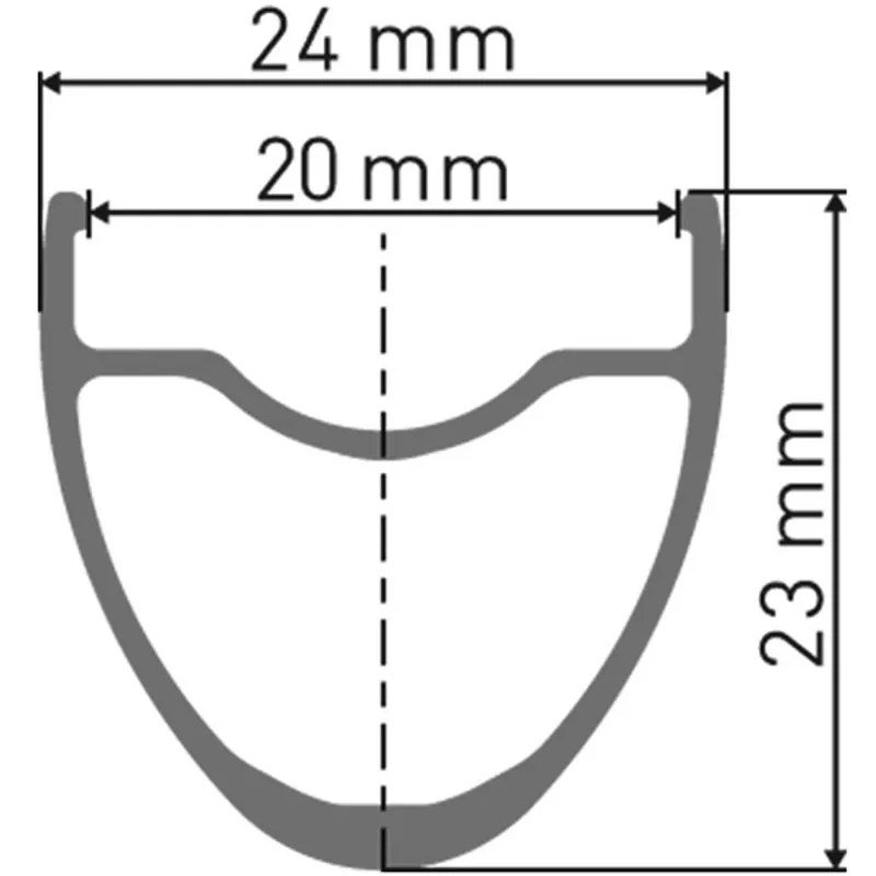DT Swiss P1800 23mm Aluminium Disc Clinch 12x100mm 700c Front Wheel in Black-1