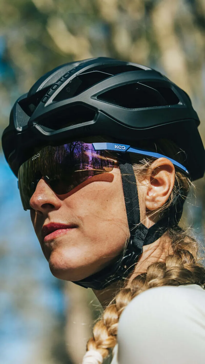 Koo Nebula Sunglasses in Iris Matt/Super Pink Mirror-3