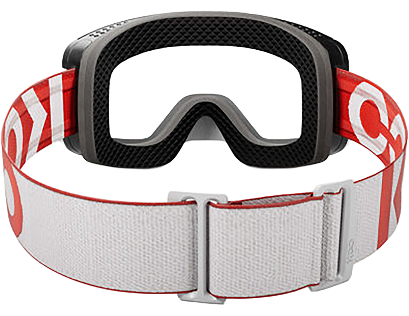 Koo Edge Goggles in White/Clear-1