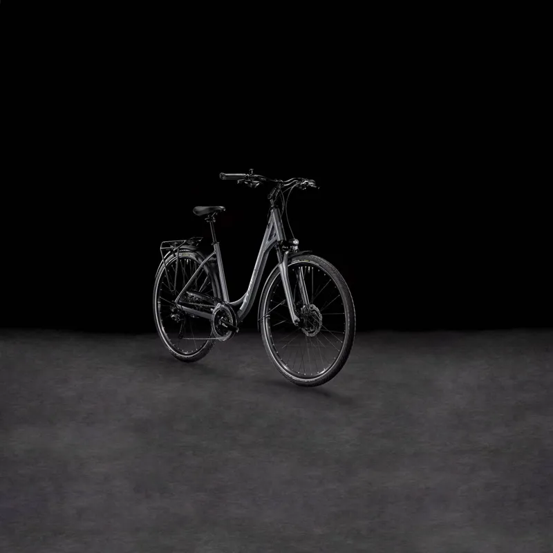 Cube Touring Pro Easy Entry Hybrid Bike 2025 in Slab Grey/Metal-5