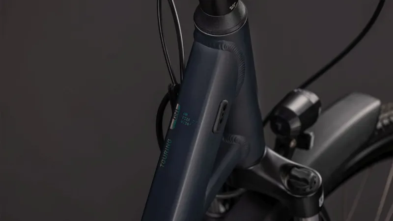 Cube Touring One Easy Entry Hybrid Bike 2026 in Night/Chrome-1