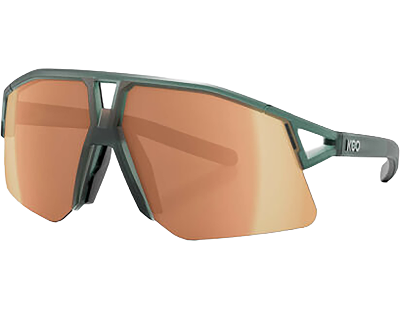 Koo Hype Sunglasses in Green Glass Matt/Copper Mirror