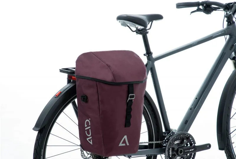 Acid Pannier Bag City 20 Smlink in Red-3
