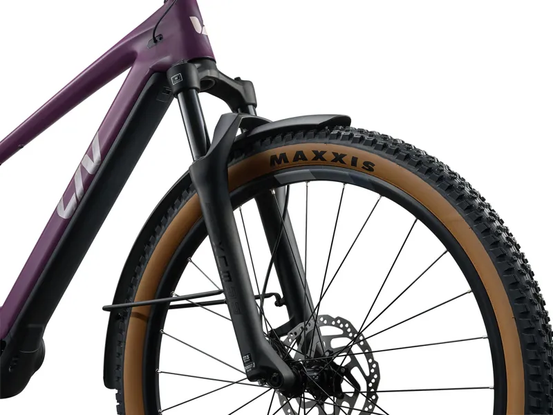 Liv Tempt E+ 2 EQ Electric Mountain Bike 2027 in Cryo Silver-1