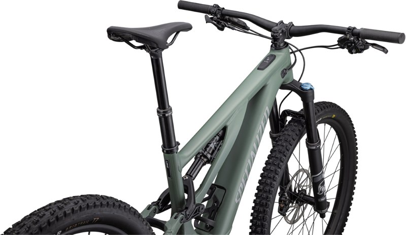 Specialized Turbo Levo Comp Alloy Full Suspension Electric Mountain Bike 2024 in Sage Green Grey-6