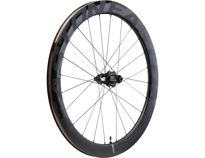 Balfes Bikes Easton EC90 AERO55 Clincher 700C 12x100mm Carbon Front Wheel in Black | Free postage over £30, £10 off first order, price match & 0% finance.
