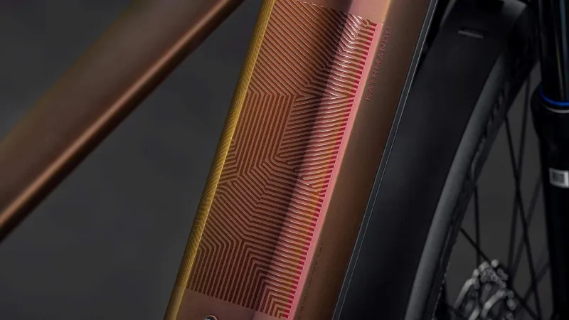 Cube Kathmandu Hybrid Pro 800 Electric Hybrid Bike 2026 in Sunglow/Chrome-2