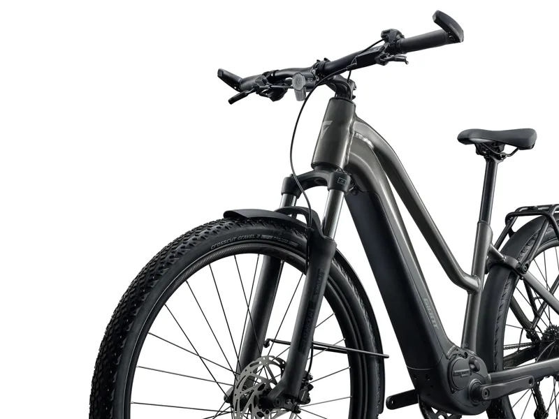 Giant Explore E+ 4 Stagger Electric Hybrid Bike 2026 in Stealth Chrome-1