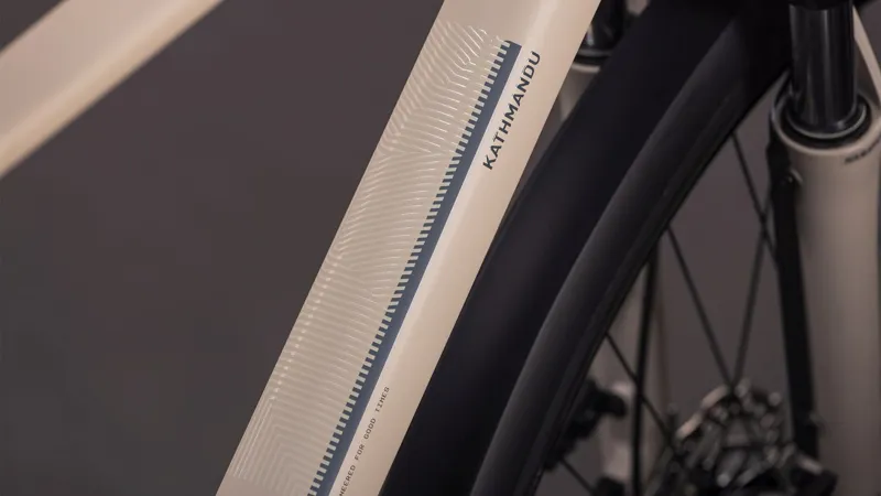 Cube Kathmandu One Hybrid Bike 2026 in Oatgrey/Grey-2