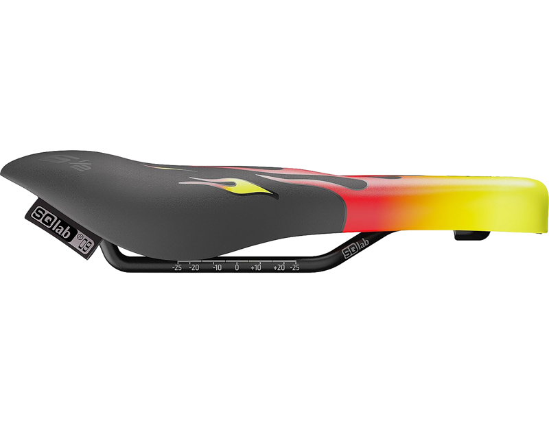 SQlab Ergowave 6 1/2in Kids Saddle in Flames-2