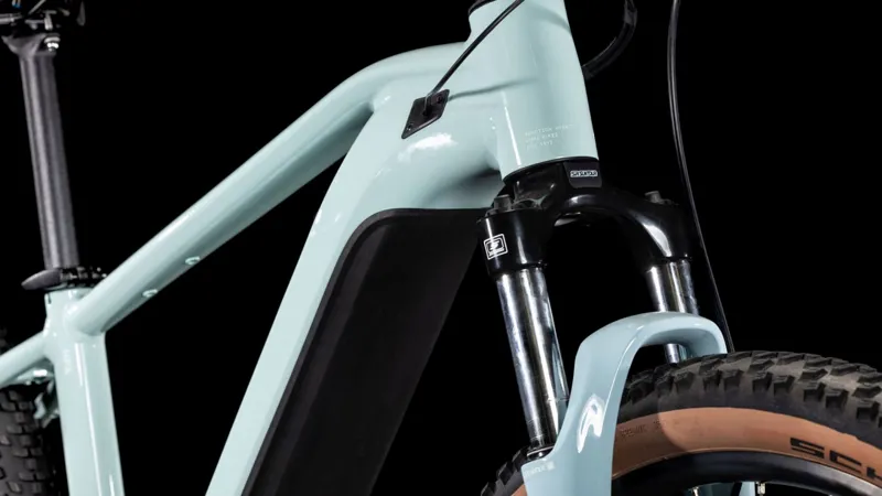 Cube Reaction Hybrid Performance 500 Electric Bike in Skylight Blue/White-4