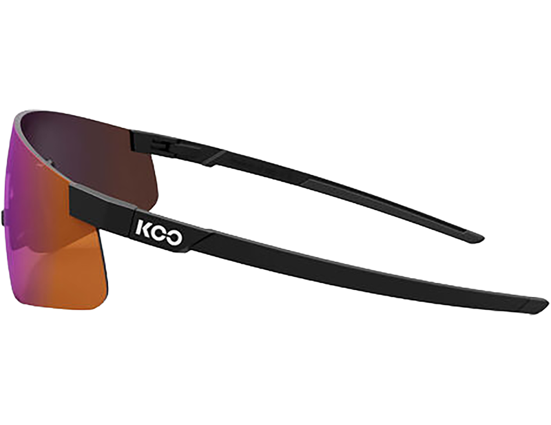 Koo Nova Sunglasses in Black Matt/Fuchsia Mirror-2