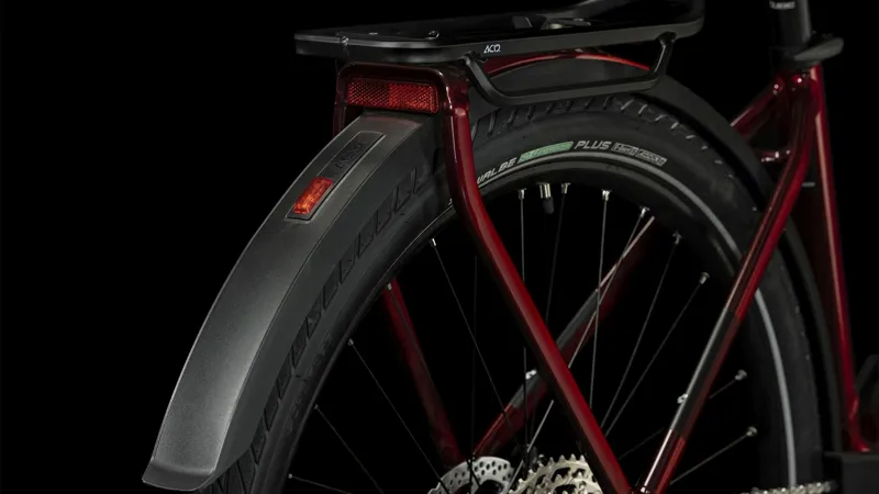 Cube Touring Hybrid Exc 625 Electric Hybrid Bike 2024 in Red/White-3