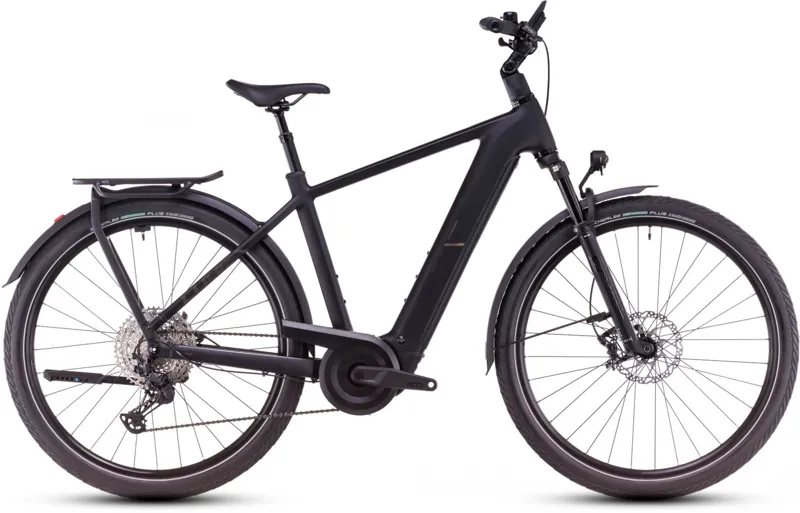 Cube Kathmandu Hybrid Exc 800 Electric Hybrid Bike 2025 in Black/Prism