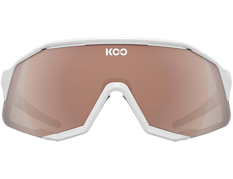 Koo Demos Sunglasses in White/Brown-1